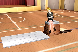 MMD场景Gym Hurdle Set场景下载