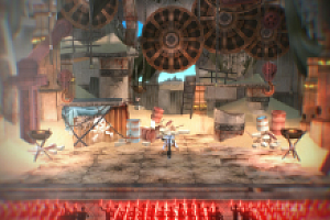 MMD场景废墟舞台场景下载