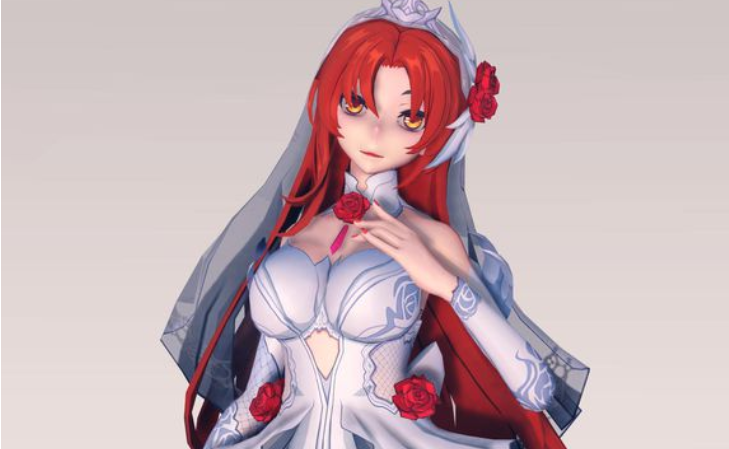 mmd模型花嫁姬子模型下载